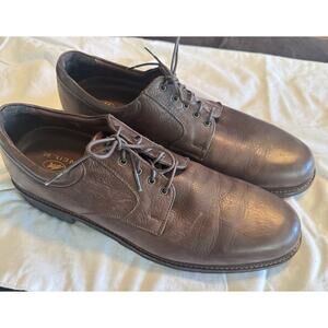 Neil M mens shoes Lace Up Oxfords Men Size 15B Brown Leather Dress Casual